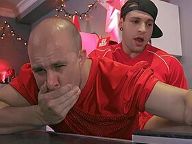 Serving Her Boyfriend American Nail With Eli Hunter And Eddie Danger